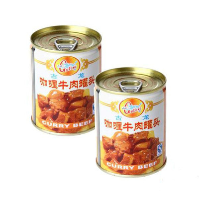 【供应批发 古龙食品 罐头 厦门特产 咖喱牛肉罐头 240g】价格,厂家,图片,其他罐头食品,北京国平瑞和商贸-